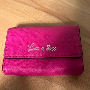 NWOT Rebecca Minkoff Card Case or Wallet "Like a Boss"